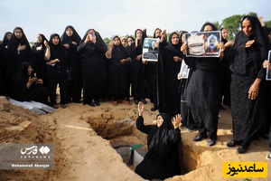 تشییع پیکر مطهر شهیده ایلماه بیلکی