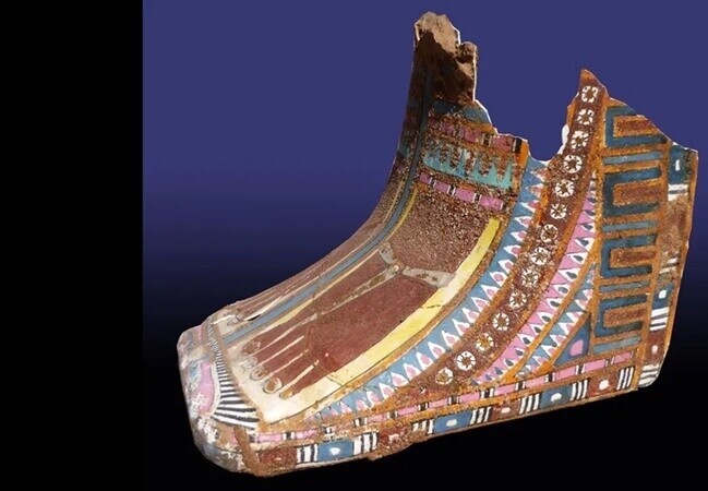  پوشش پا ساخته شده از کارتن که باستان‌شناسان در اسوان پیدا کردند 