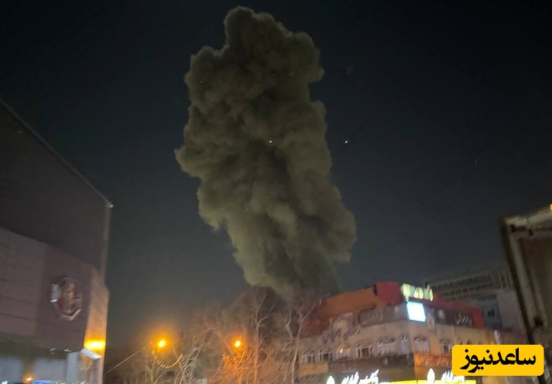 گزارشی از اطراف محوطه صداوسیما بعد از حمله دیشب + فیلم