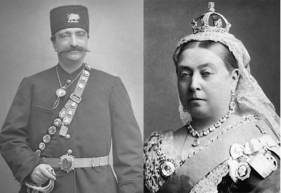 تصاویری نایاب از گردنبند ناصرالدین‌شاه بر گردن ملکه ویکتوریا بریتانیا😳 + عکس