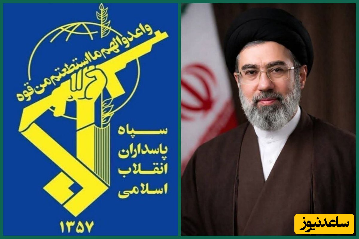 انتشار تصویری از موشک سپاه با شعار «لبیک سیدمجتبی»