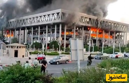 دلنوشته آتش نشان در ساختمان شیشه‌ای صدا و سیما