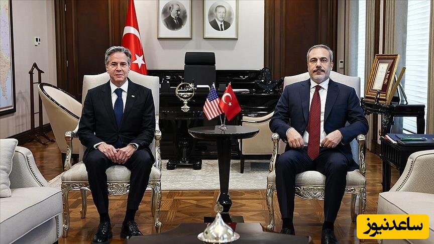 (ویدئو) بی اعتنایی وزیر خارجه ترکیه به بلینکن/ چهره عصبانی وزیر خارجه آمریکا دیدن داره