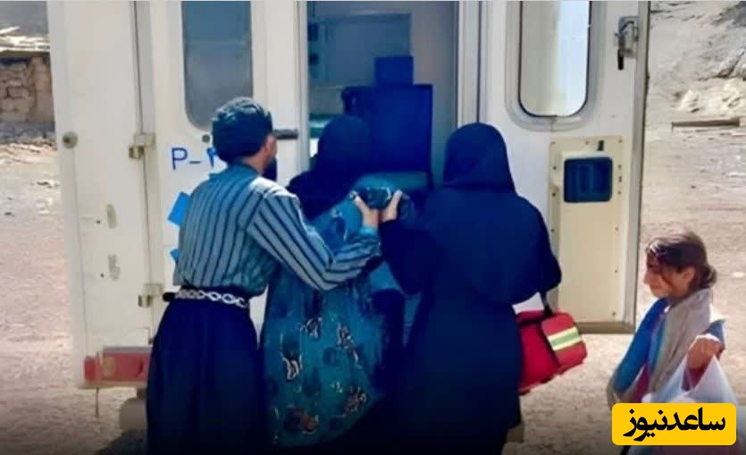 نوزاد عجولی که در آمبولانس اورژانس متولد شد