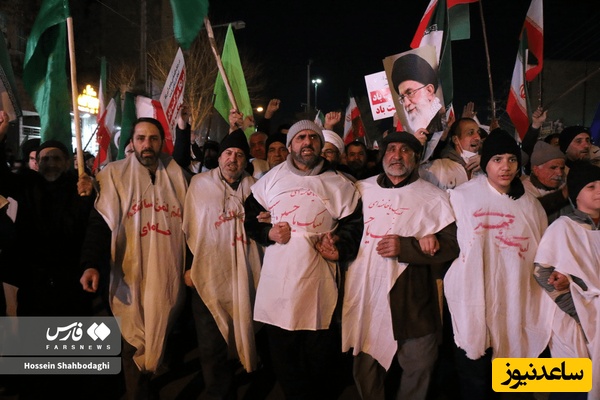 شهر امام زمان کفن پوش شد!/ حماسه‌ آفرینی قمی ها را ببینید!