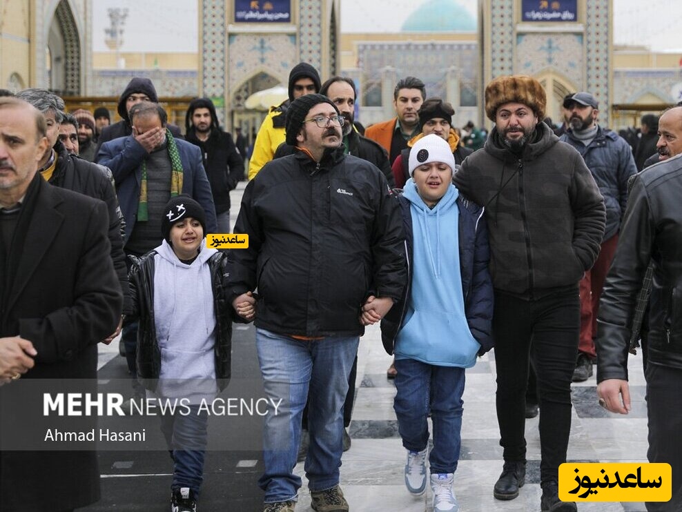 تشییع شهرام عبدلی در حرم مطهر رضوی