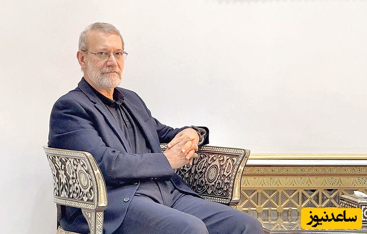 قاب معنادار یک رسانه برای انتشار خبر انتصاب علی لاریجانی به دبیری شورای عالی امنیت ملی +عکس