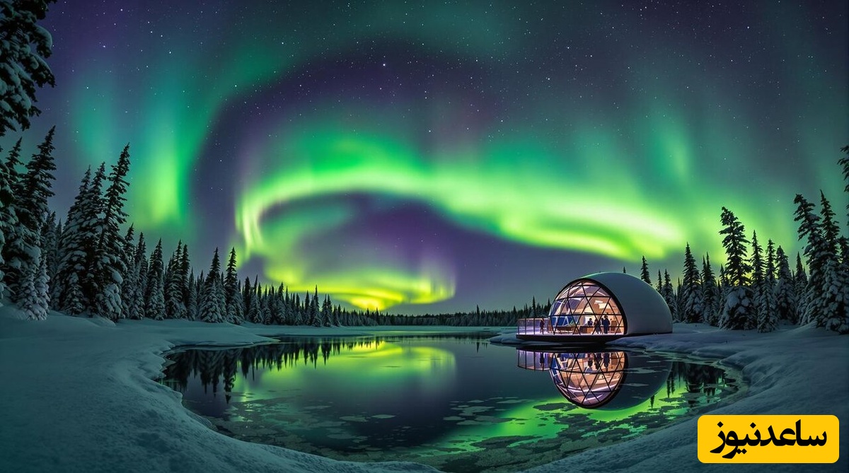 تصاویر برتر مسابقه عکاسی شفق قطبی 2025/جادوی آسمان شب