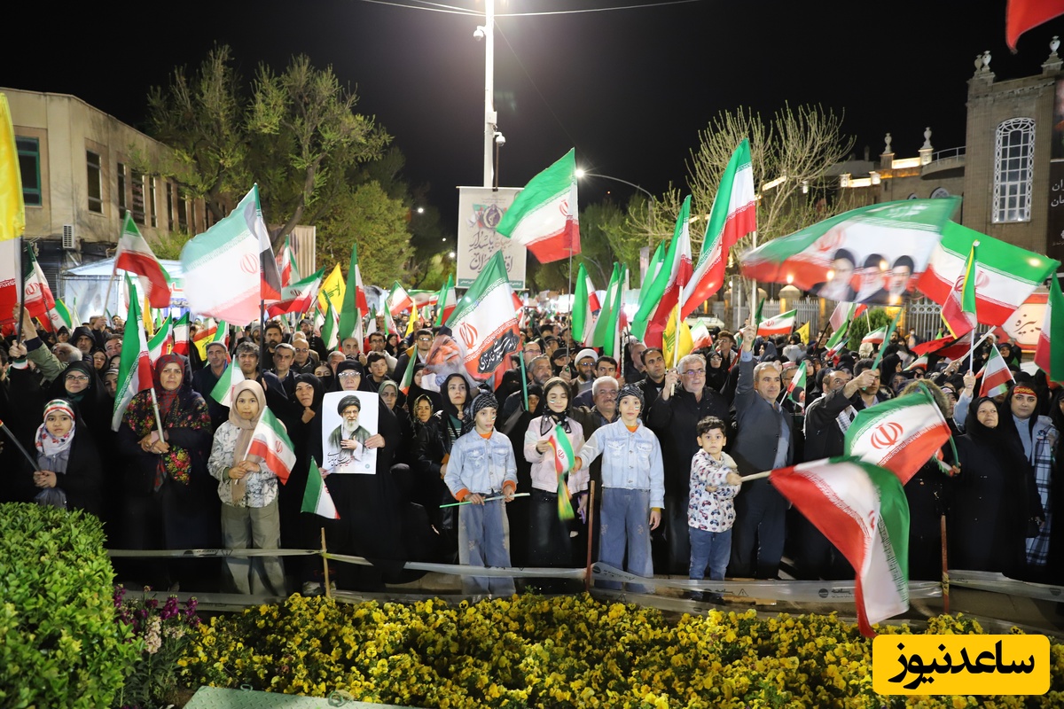 تحمع مردم تبریز  در شب 54 ام تجمعات شبانه