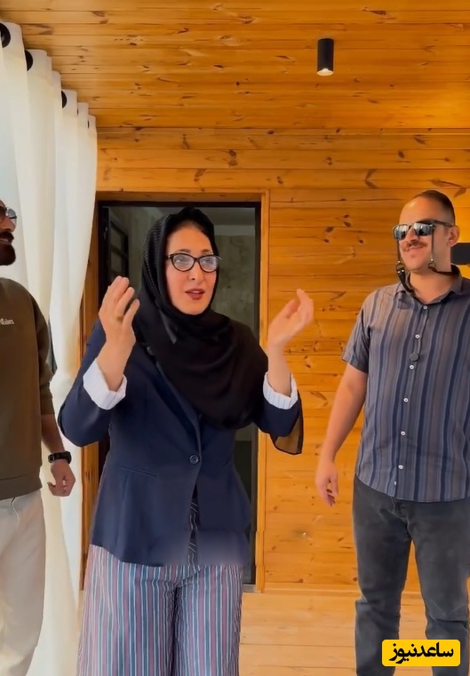 فیلم/ چیدمان بی نظیر روف گاردن فاطمه گودرزی با طراحی مدرن و چشم نواز آلاچیق چوبی 4 فصل