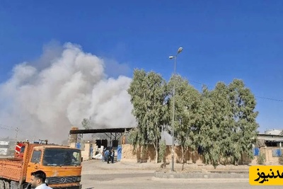 ببینید؛ صحنه آخرالزمانی انفجار شرکت پالایش نفت ایوانکی سمنان / خدا رحم کنه