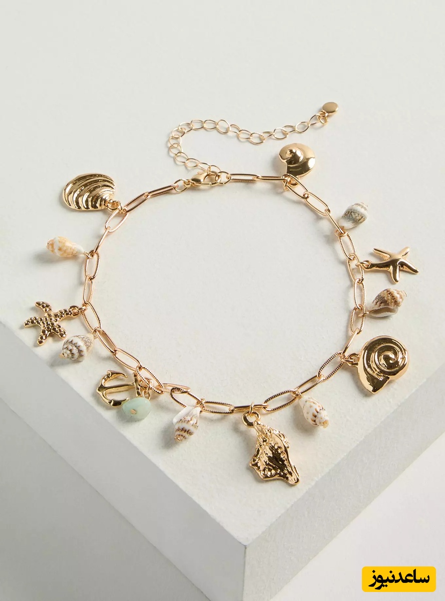 دستبند اسپرت دخترانه طلا