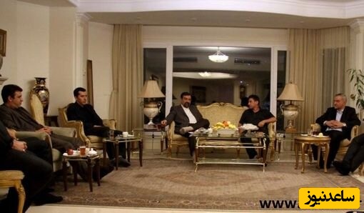 محسن رضایی در خانه امیرقلعه نویی