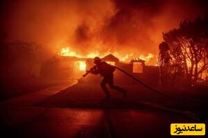 (فیلم) صحنه هایی آخرالزمانی از لس آنجلس شهر فرشته های تاریکی بعد از آتش سوزی بزرگ: خود جهنم است!