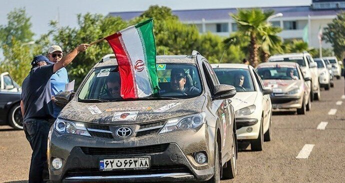 آغاز رالی اتومبیلرانی "خزر تا خلیج فارس" به مناسبت روز ملی خلیج فارس از استان گیلان