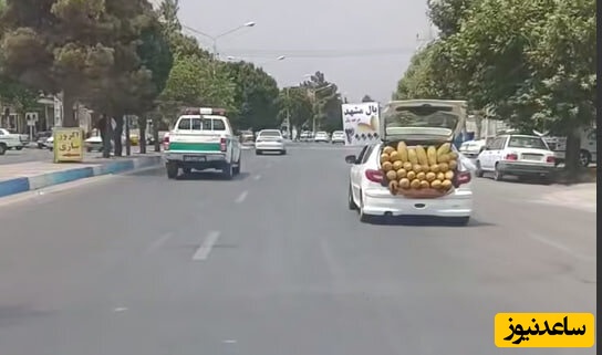 خلاقیت مشاغل؛ ابتکار عجیب و منحصربفرد خربزه‌فروش ایرانی در فروش این میوه تابستانی با خودروی پژو 207+ویدیو/ کسب و کارهای خیابانی هر روز متفاوت‌تر از دیروز!