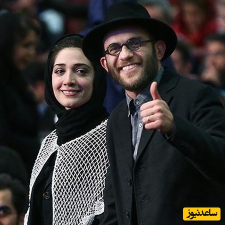 بابک حمیدیان و همسرشان