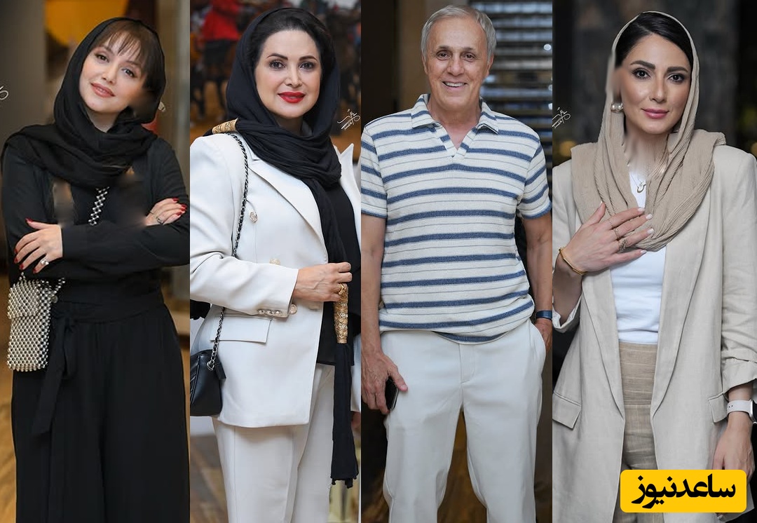 دورهمی هنرمندان، بازیگران و چهره های فوتبالی به بهانه افتتاحیه گالری آثار هنری سینماگران/نازنین بیاتی، کمند امیرسلیمانی، حمید علیدوستی، سمیرا حسن پور و همسرش، علی اوجی و...