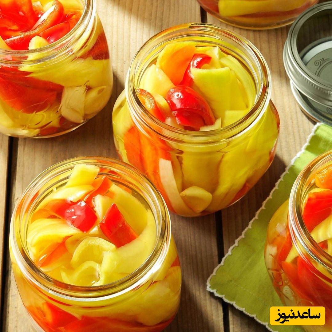 ترشی فلفل دلمهای