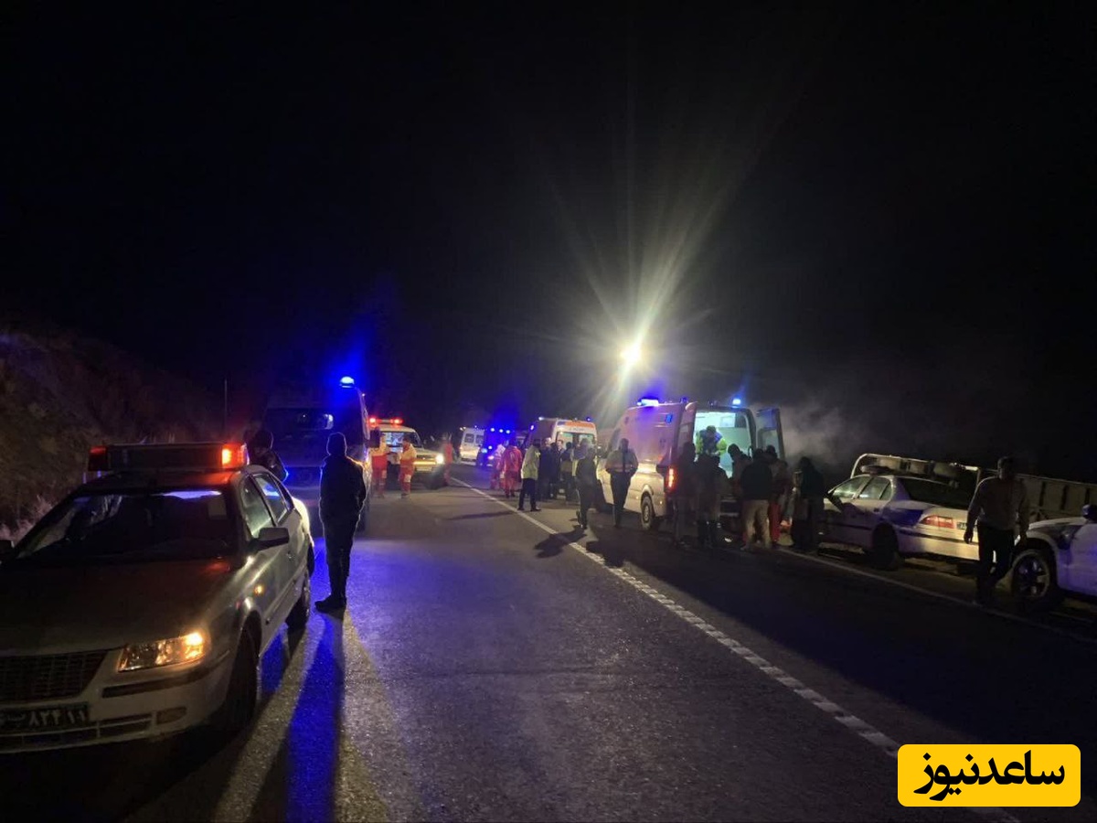 واژگونی اتوبوس در محور سرچم – اردبیل / انتقال 23 مصدوم به مراکز درمانی