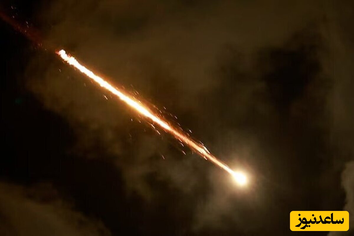 اولین ویدئویی که از حضور موشک های ایرانی در آسمان دوحه منتشر شد