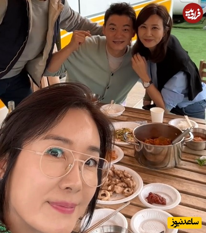  مادر جومونگ با تسو و نامزدش 