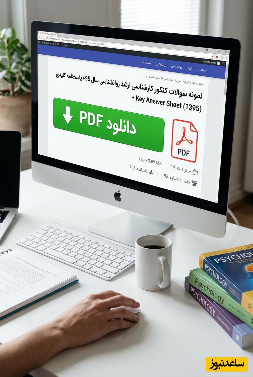 دانلود رایگان نمونه سوالات کنکور کارشناسی ارشد روانشناسی سال 95 + پاسخنامه کلیدی (PDF)