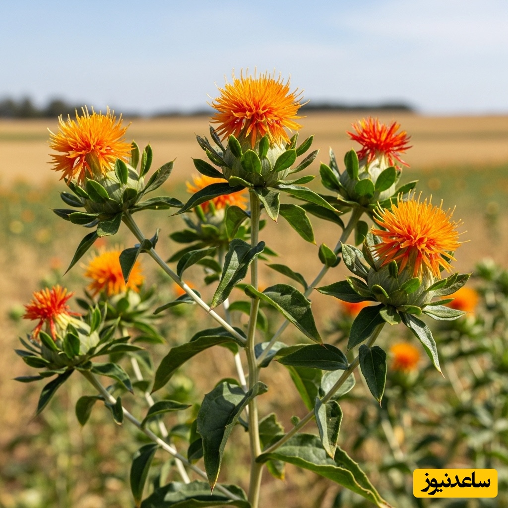 گیاه گلرنگ (زعفران مصنوعی)، خواص، مضرات و نحوه مصرف آن