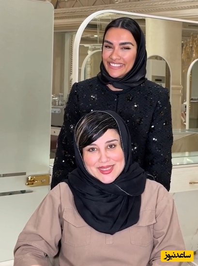 تغییر چهره و قیافه آشا محرابی پس از میکاپ در عمارت مشهور تهران برای رفتن به عروسی مریم مومن+ویدیو/ جادوی میکاپ روی چهره آشا محرابی👌