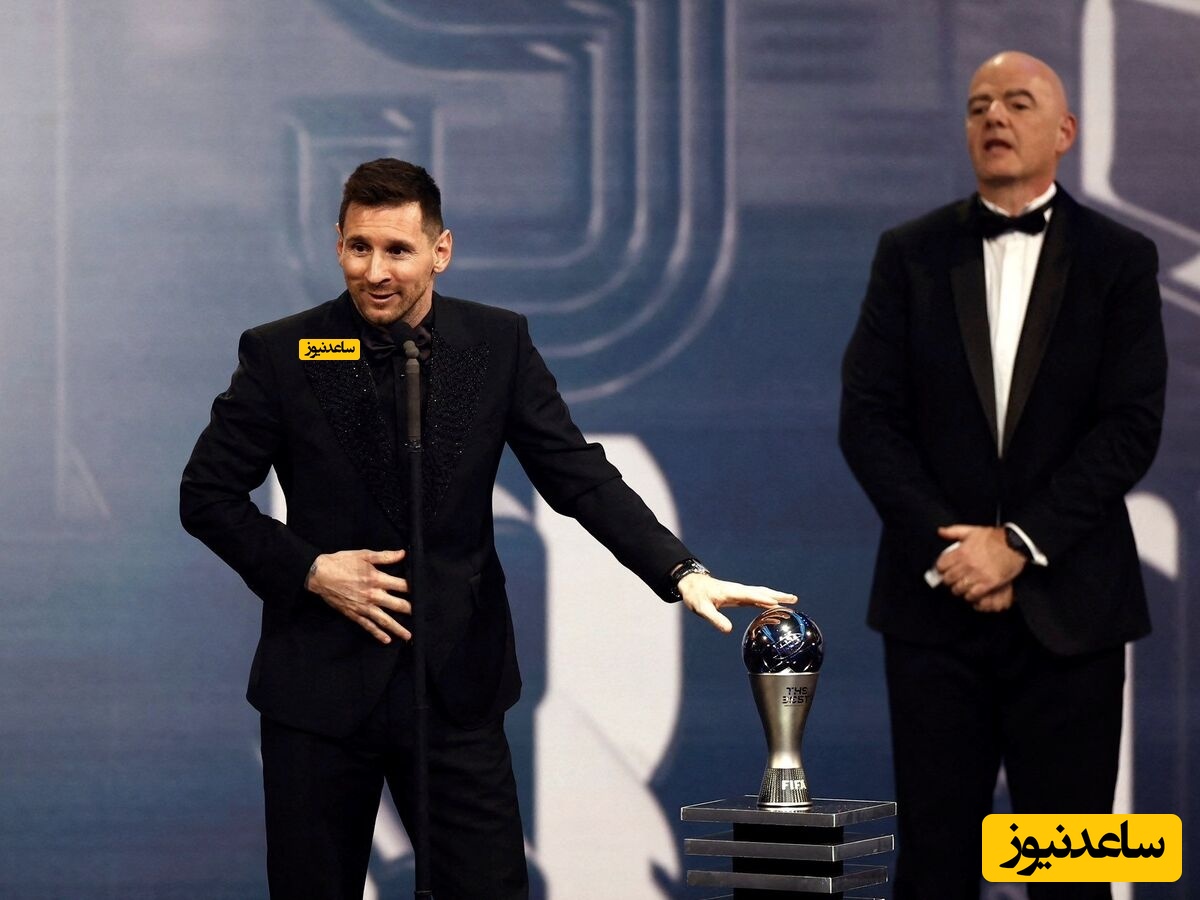 سخنرانی مسی بعد از دریافت جایزه بهترین بازیکن سال فیفا