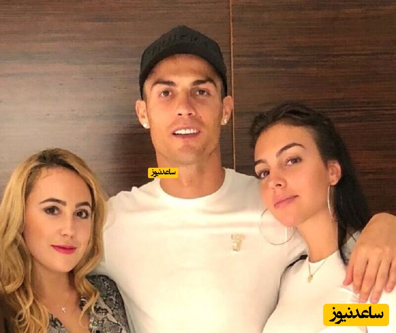 پوستر رونالدو در کنار همسر و اقوامش
