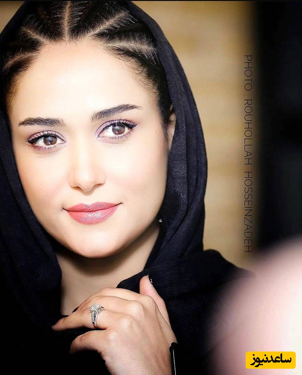 سوگلی قاجاری مدرن! عکس لورفته از پریناز ایزدیار در پشت صحنه سریال جیران