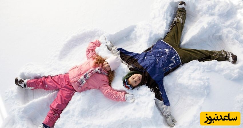 ویدیو باحال امروز/ اسکی روی برف خانوادگی فقط همین😂