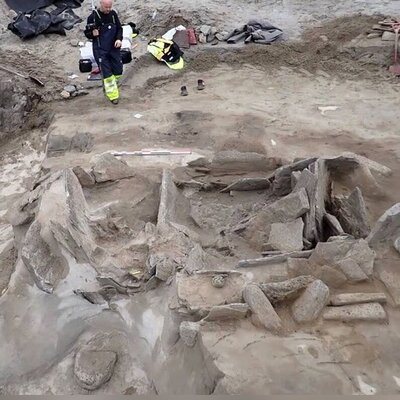 کشف یک قبر 4 هزار ساله در نروژ با استخوان‌های سالم +عکس