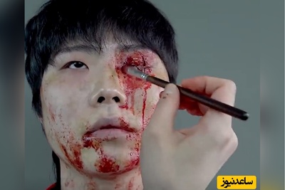 فیلم/ گریم وحشتناک اما دیدنی بازیگر زامبی سریال کره ای «ما همه مرده‌ایم»