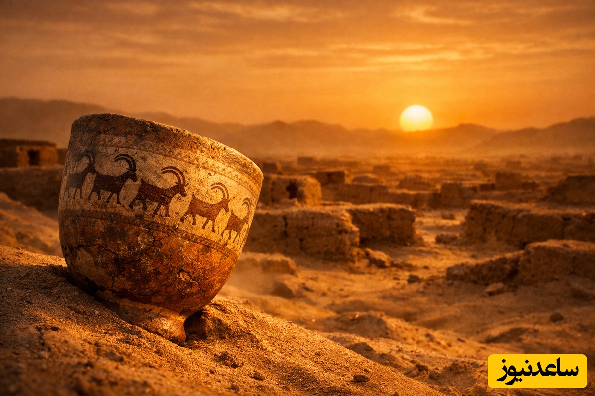 (ویدیو) رمزگشایی از جام انیمیشنی شهر سوخته؛ سفالی که تاریخ هنر جهان را بازنویسی کرد