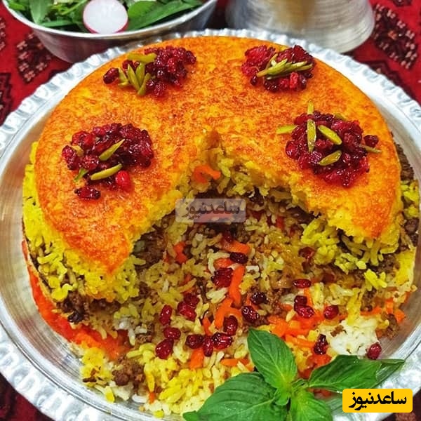 طرز تهیه ته چین هویج پلو، غذای سنتی و فراموش شده‌ ایرانی که عطرش تا 7 تا کوچه اون‌طرفت میره / یه بار امتحان کنی عاشقش میشی + ویدیو