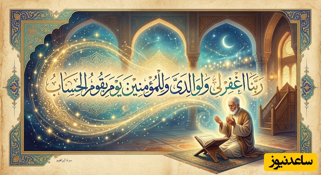 «رَبَّنَا اغْفِرْ لِی وَلِوَالِدَیَّ وَلِلْمُؤْمِنِینَ یَوْمَ یَقُومُ الْحِسَابُ»