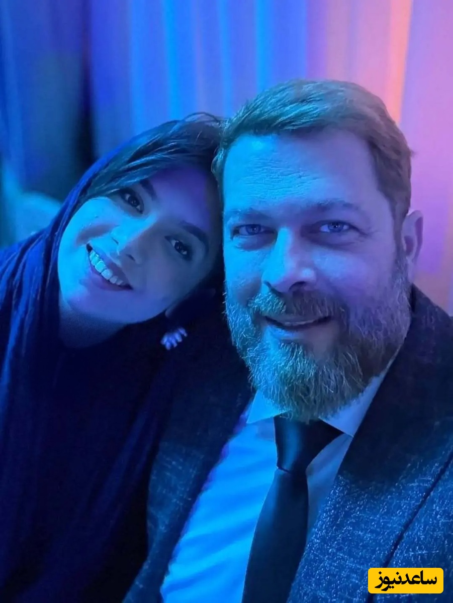 پژمان بازغی و دخترش