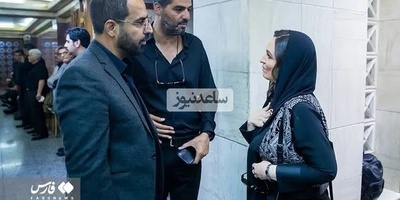 حضور هنرمندان و بازیگران ایرانی در مجلس زنانه و مردانه مراسم ختم صدرالدین حجازی/ سارا صوفیانی، پرویز پرستویی، حمیدرضا پگاه، گلاره عباسی، پژمان بازغی، سینا حجازی، مجید یاسر و...