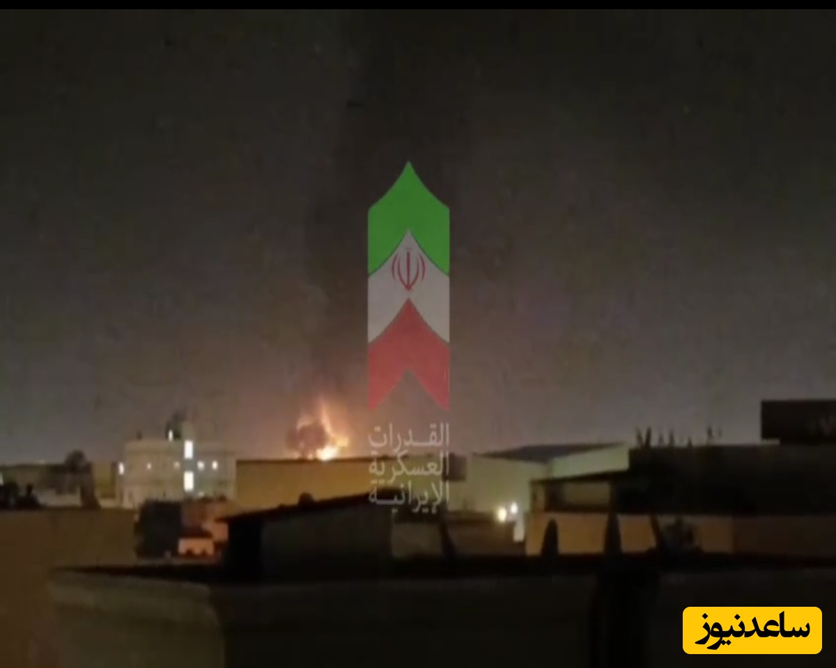 ببینید | آتش و دود از مخازن سوخت در بحرین؛ این مجازات خوش رقصی برای ارباب ترامپ است