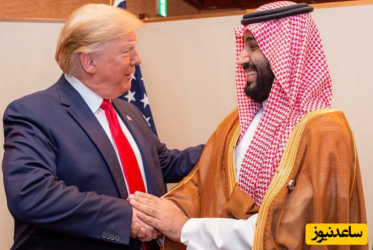 تماشا کنید: ترامپ با استقبال بن سلمان وارد عربستان شد +فیلم