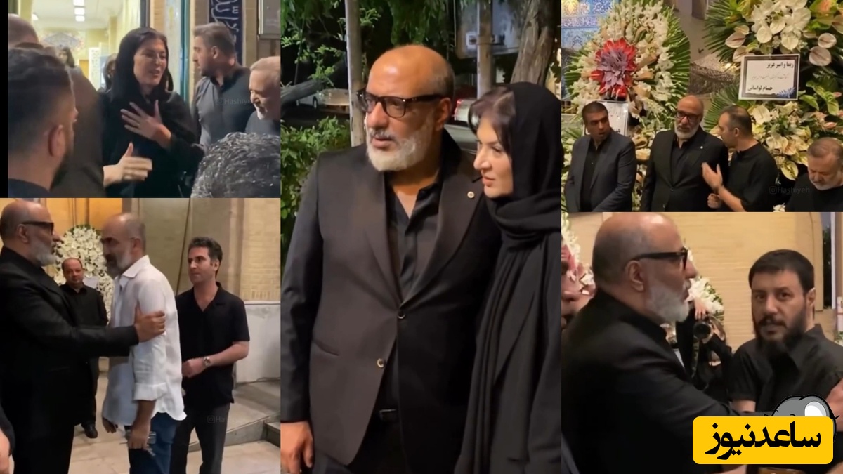 نگاهی به تاج گلهای اعیانی و گرانقیمت مراسم ختم مادر ریما رامین‌فر؛ خودنمایی تاج گل مجید صالحی و امیرنوری با گلهایی پر از گلایل و آنتوریوم+ویدیو