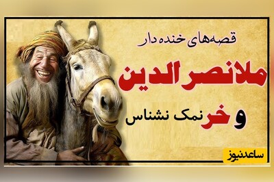 لطیفه های قدیمی و شیرین/ داستان خنده دار ملانصرالدین و خر نمک نشناس/ خر بیچاره  اونقدر تحمل کرد آخرشم انگ نمک نشناسی خورد 😂