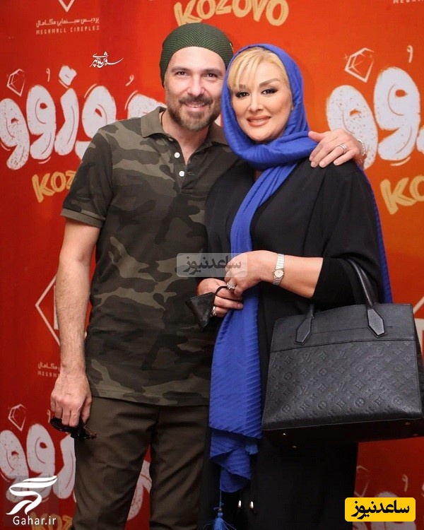 کوروش تهامی و همسر