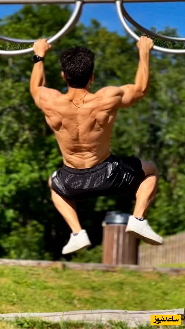 نگاهی به عضلات خشن و جهنمی رضا علیپور قهرمان سنگ نوردی + فیلم/ به جای هادی چوپان بیا برو مستر المپیا پسر