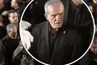 وقتی ازدحام در نجف، فرزند ارشد رهبر شهید را از دیده‌ها دور کرد؛ واکنش پزشکیان را ببینید