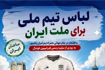 رونمایی مردمی از پیراهن تیم ملی برای جام جهانی