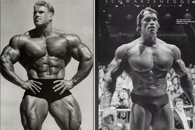 مقایسه عضلات جهنمی 3 ابر غول دنیای بدنسازی / جی کاتلر ، آرنولد و رونی کلمن