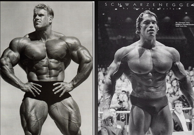 مقایسه عضلات جهنمی 3 ابر غول دنیای بدنسازی / جی کاتلر ، آرنولد و رونی کلمن